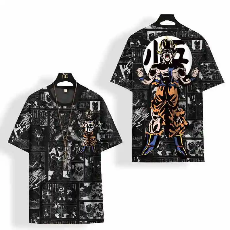 Dragon Ball 3D Printed T-Shirt Sweater Summer Clothing For Men And Women Same Style 2024 Cartoon Anime Clothes Trendy