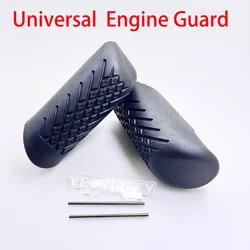 2PC Universal 32MM Motorcycle Crash Bar Front Bumper Protective Cover Rubber Engine Guard Pad For Harley Suzuki BMW Ducati Honda