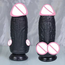 Soft Huge Black Dildo Sexy Penis Sexy Toys For Women Vaginal Massager G-Spot Stimulato Skin Feeling Sex Toys Female Masturbator