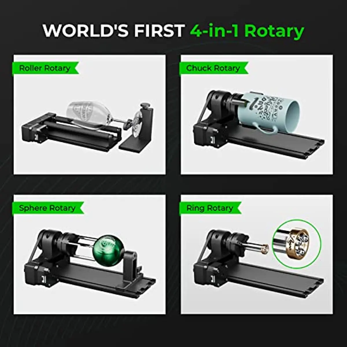 xTool RA2 Pro 4-in-1 Laser Rotary For xTool D1 D1 Pro Laser Engraver Rotary Attachment For Laser Engraving Cutting Machine Tools