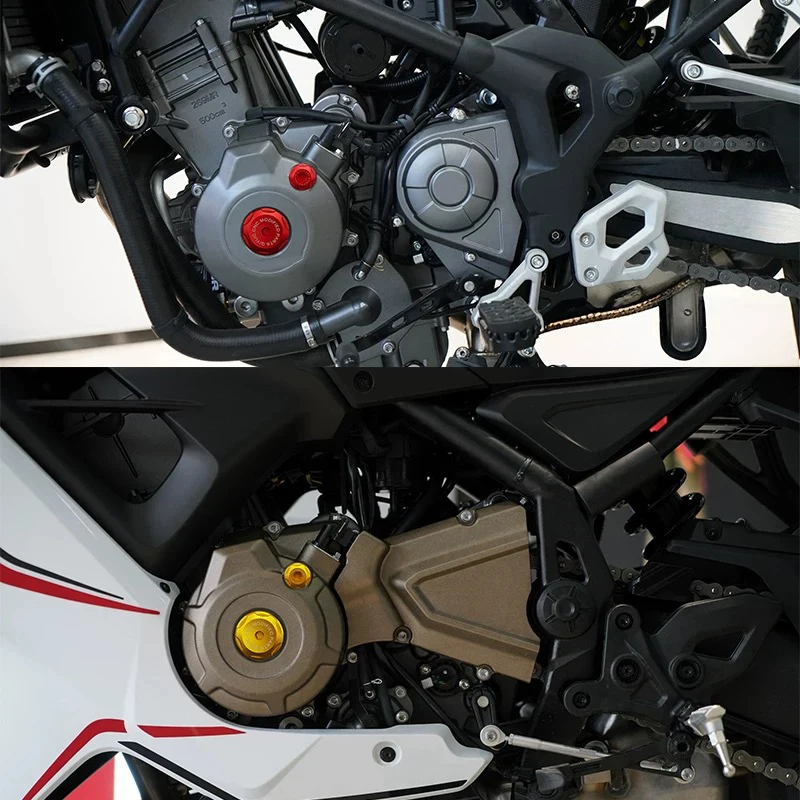 For Benelli  TRK502 251 Leoncino 500 250 TRK 502 LEONCINO 500/250 Motorcycle refitted magneto cover decorative engine side cover