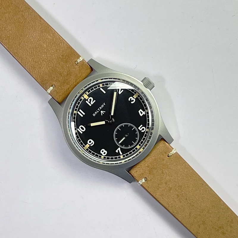 Baltany S2019 D12 WWII Retro Military Watch 36mm Men Quartz Watch 100M Waterproof Luminous Stainless Steel Casual Daily Male