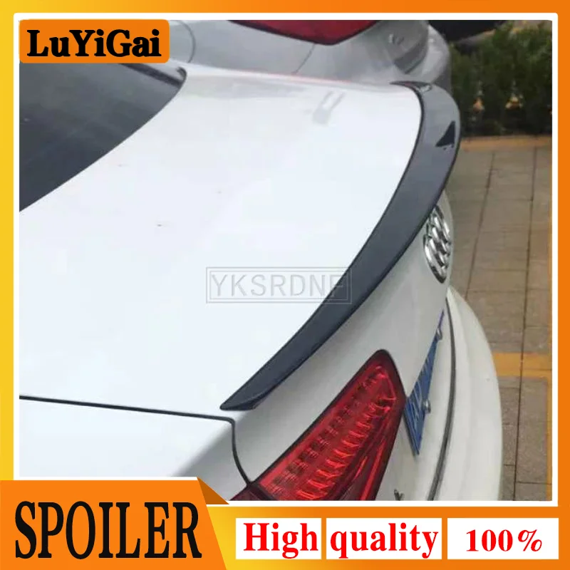 For Audi A4 B8 2009 2010 2011 2012 2013 2014 2015 2016 High quality ABS plastic Unpainted Primer Color car trunk wing spoiler