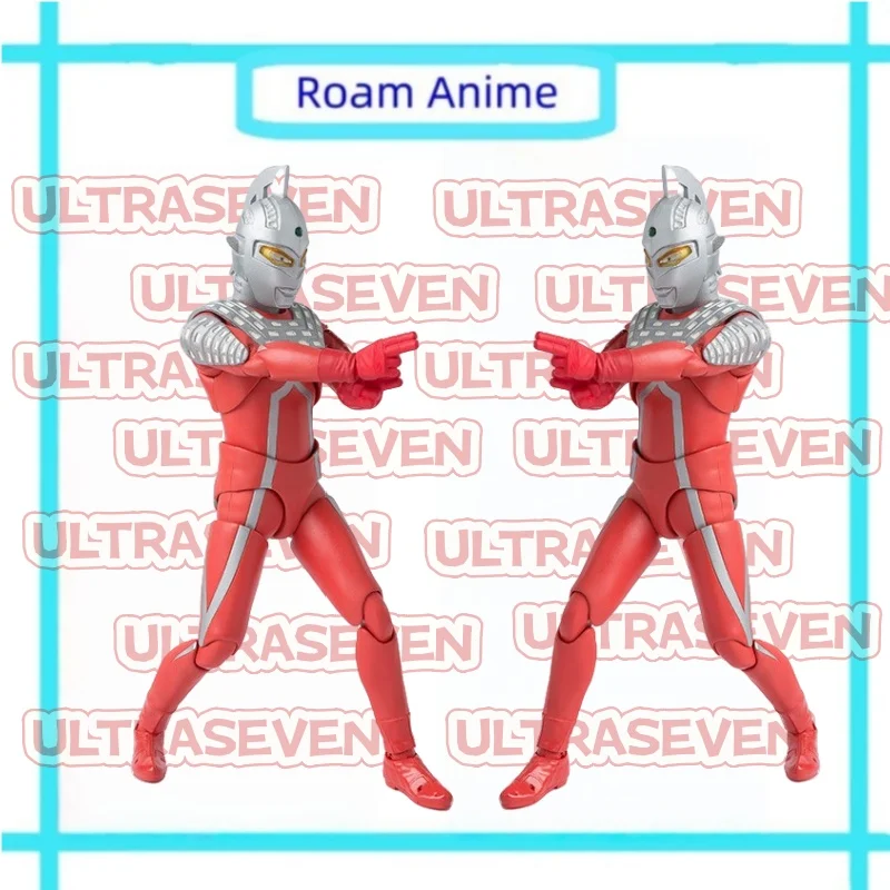 Figurka anime Bandai S.H.F ULTRASEVEN, figurki akcji, zabawki, prezenty dla dzieci, kolekcjonerskie, od ręki, modele, ozdoby, oryginalne