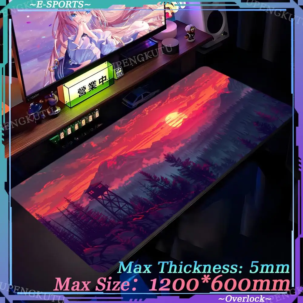 

Ergonomic s_sunset mouse pads 1200X600X5MM Mouse Pad Computer cabinet pads Game accessories Oversized Desktop protective pad