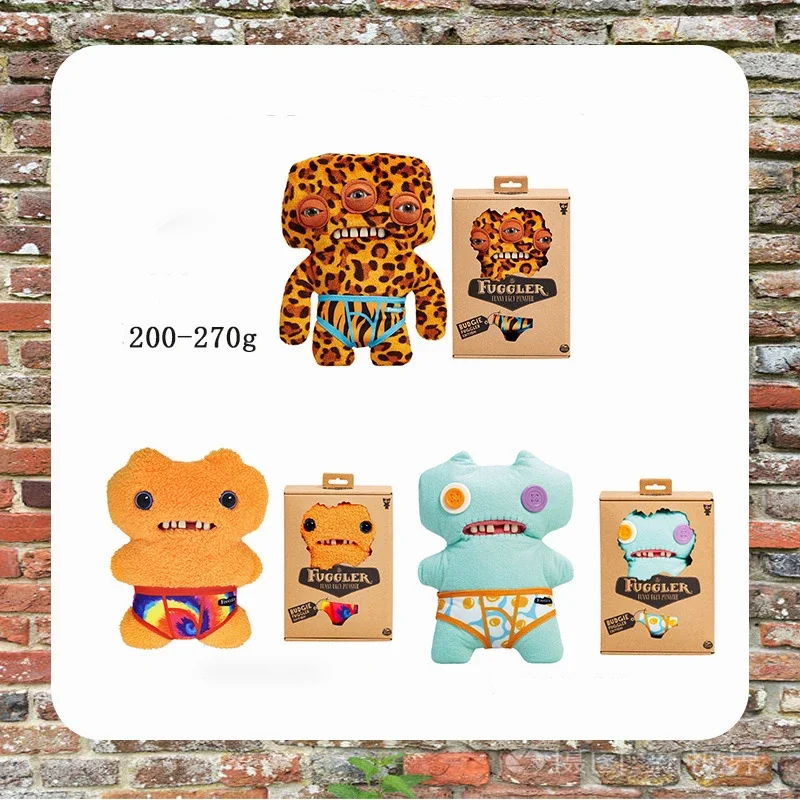 22CM Fuggler dents à dents larges monstre poupées en Peluche doux Fuggler pantalons en Peluche écart denté monstrosité Fugg Peluche jouets d'anniversaire