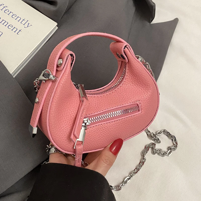 

Black Coffee Handbag Coin Purse Phone Bag 2025 New Designer Semicircle Saddle Crossbody Bag Lady Half Moon Handbag Clutch Bag