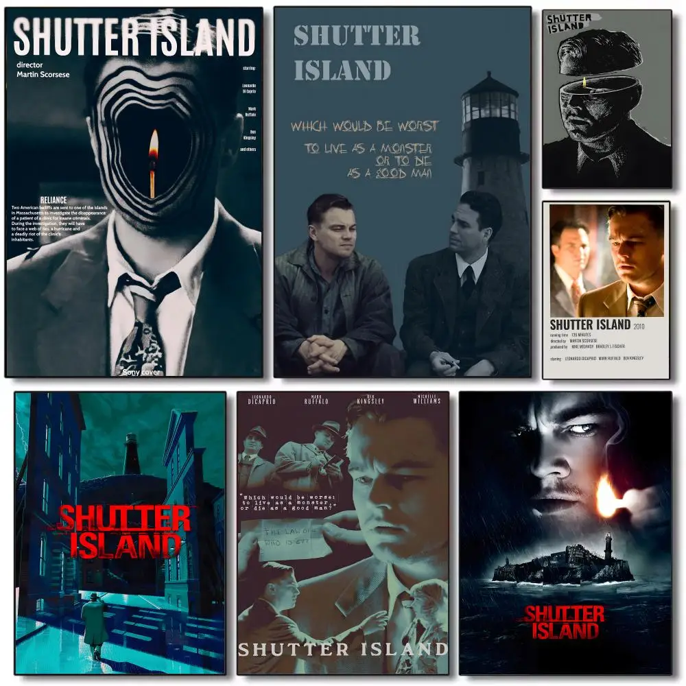 Shutter Island Poster HD art sticky wall waterproof home living room bedroom bar aesthetic decoration