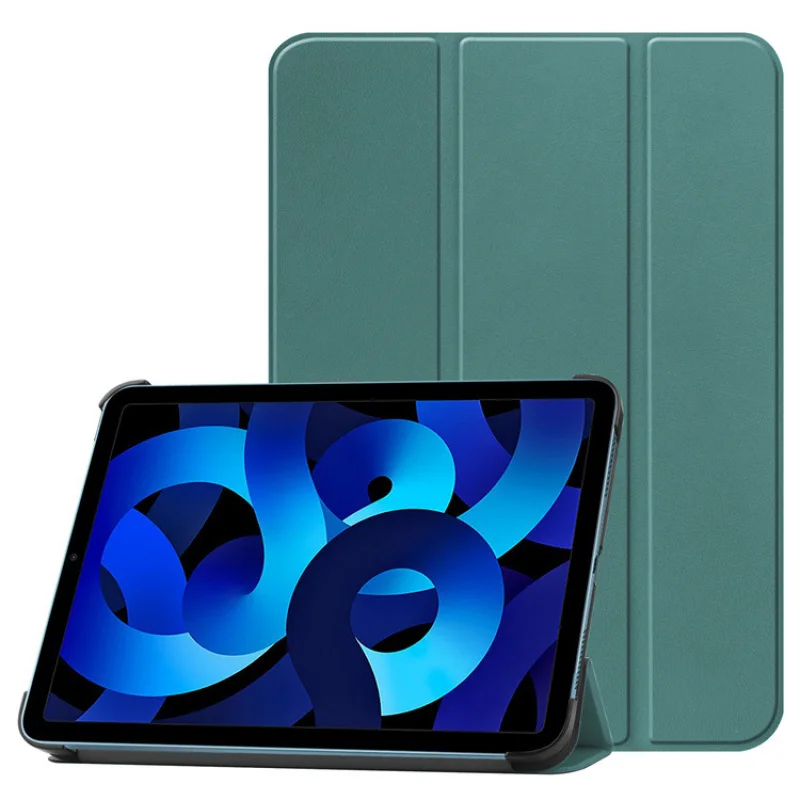 22 For ipad 9 10 protective case Tri-Fold leather air5 with buckle