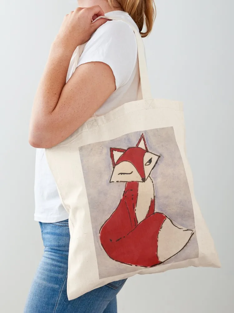 

Fox Tote Bag bag luxury women shopper bags Eco bag Portable shopping