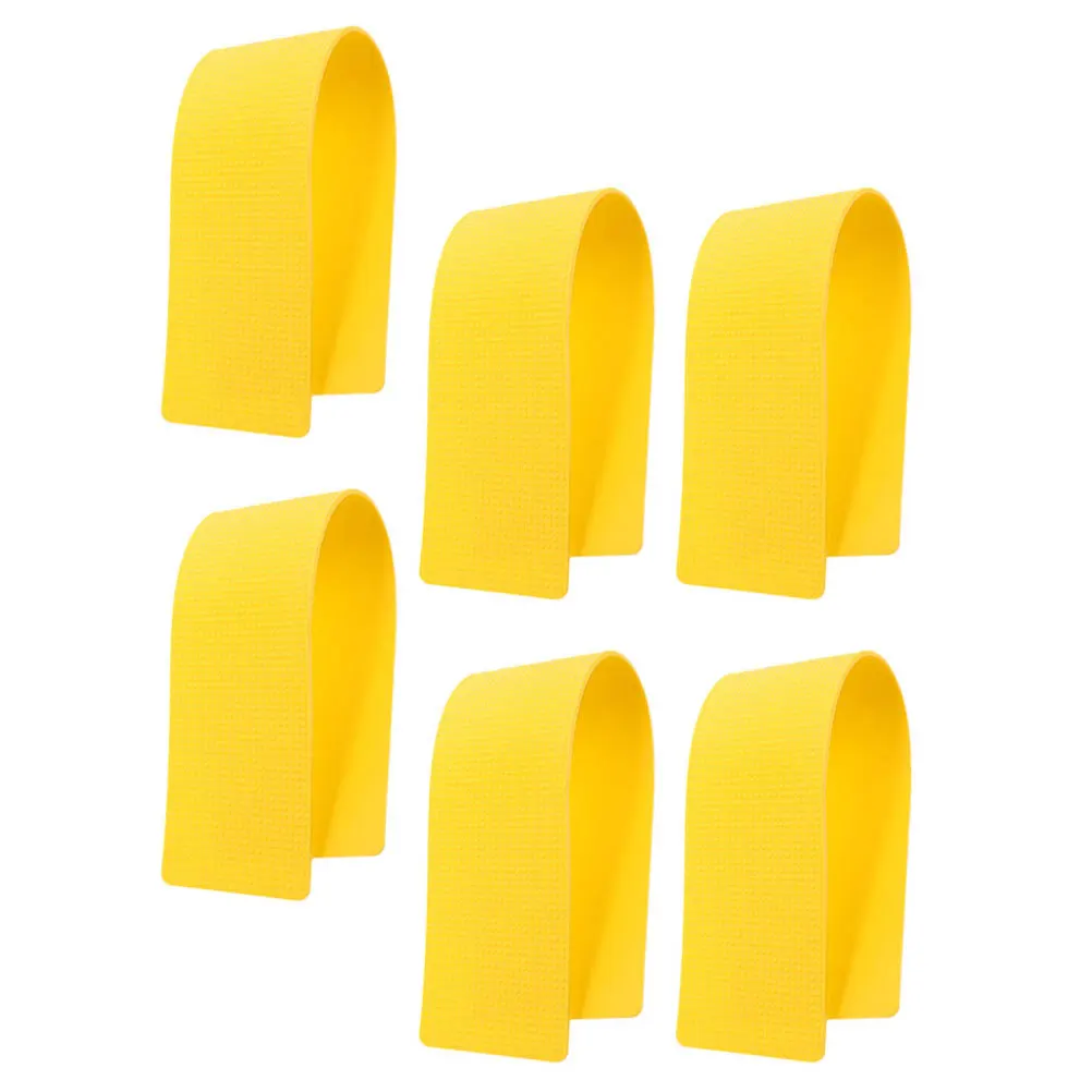 

6Pcs Landmark Pads Markers Exquisite Detail Design for Multiple Sports Practice Football Tennis Hockey Floor Training Aid