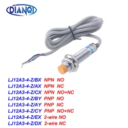 LJ12A3-4-Z/BX  LJ12A3-4-Z/AX/CX/EX/DX/BY/AY/CY New Inductive Proximity Sensor Detection Switch NPN PNP NO NC DC 6-36V