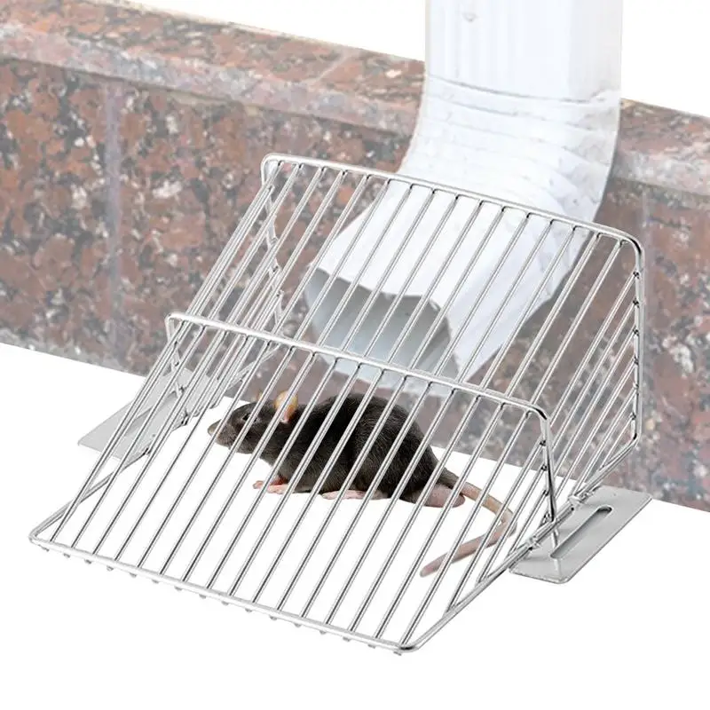 Wall Side Floor Drain Stainless Steel Corner Drain Stopper with Waste Solid Filter Durable Corner Stainless Steel Side Drain