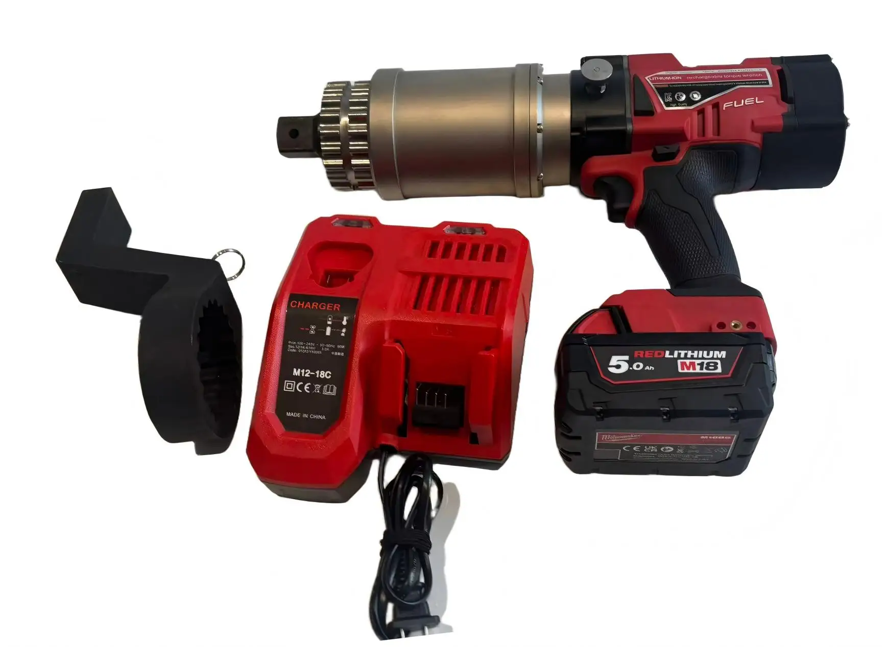 Industrial 1 Inch Square Drive Digital Display Lithium Battery Torque Wrench 650-4000N.m Torque Wrench