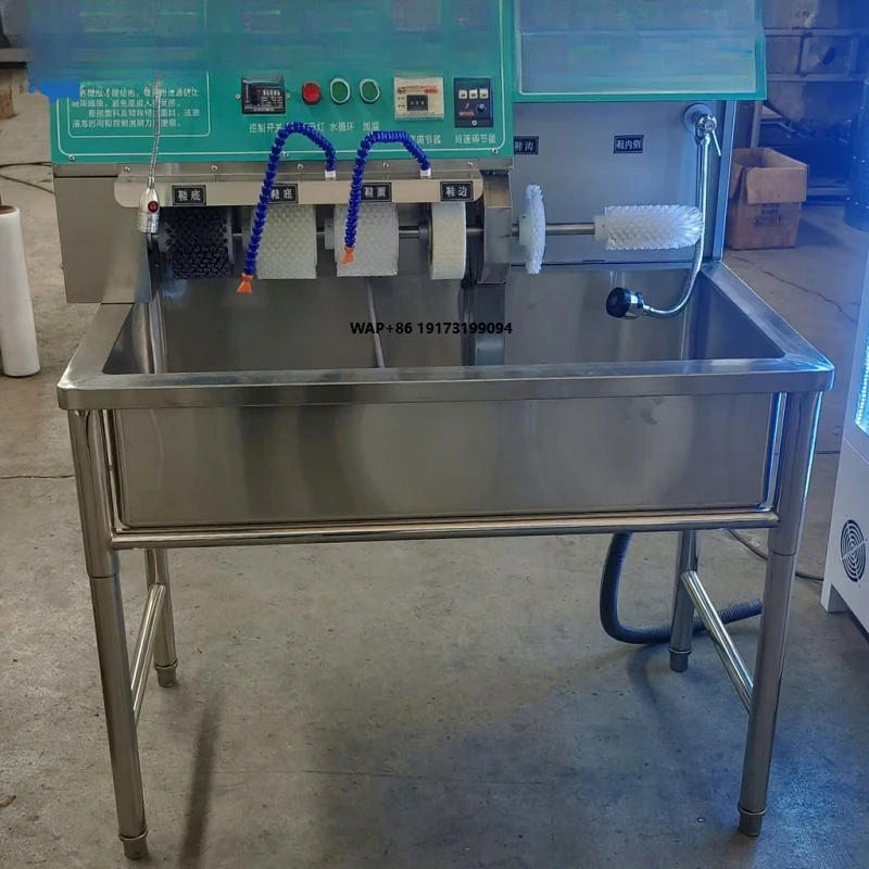 Semi Automatic Sneaker Cleaning Machine Commercial Shoe Washing Equipment High Efficiency Shoe Washer Factory Direct Sales Cheap