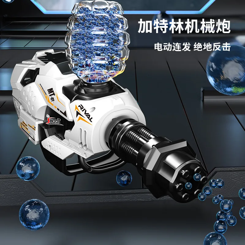 ガトリングメカニカルピストル,おもちゃの銃,電気バースト,屋外でのインタラクティブな戦闘,チキン,新品