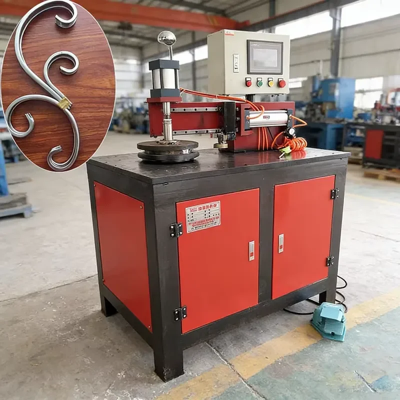 CE Certification Solid Quality Automatic CNC S-type C Type Iron Twisted Flower Frame Bending Platform Versatile Flower Stand