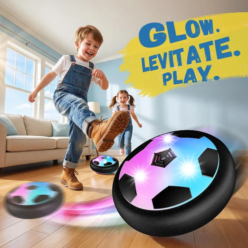 Hover Soccer Ball Toy with LED - Kids Indoor Outdoor Games ulasan dan harga