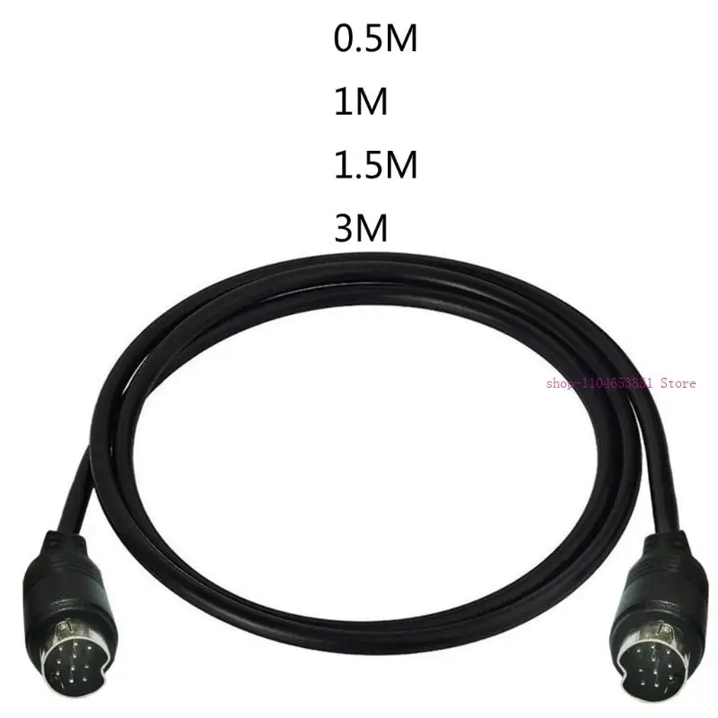 

Mini DIN 10Pin Male to Male Cable Replacement 10Pin Cable for Home Theater 0XLA