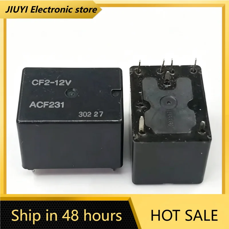 New 1pcs/lot CF2-12V-H15 ACF231 M09 CF2-12V ACF231 DC12V 8Pin DPDT Mini Automotive PCB Relay Car Control Electromagnetic Relay