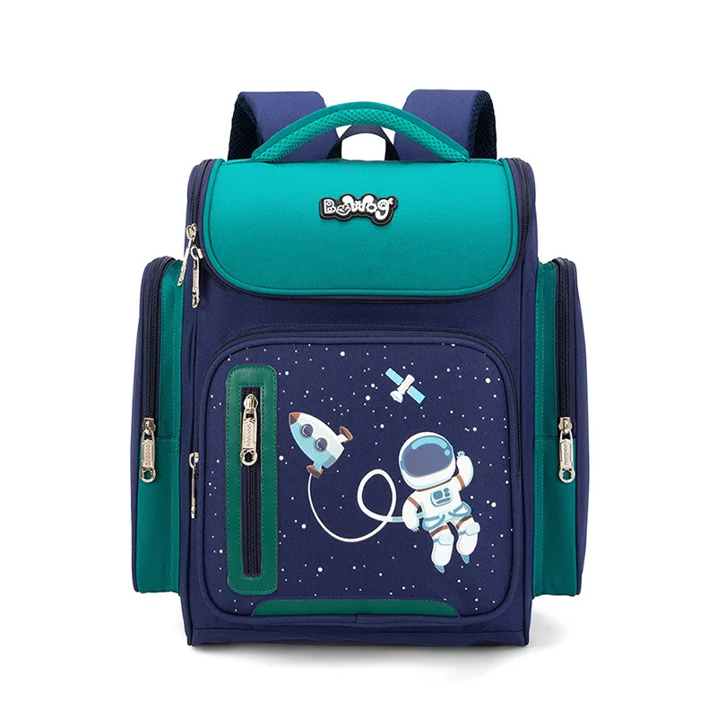 School Backpcak For Girls Boys Kids High Capacity Orthopedic School Bags Cartoons Space Astronaut Waterproof Children Book Bag