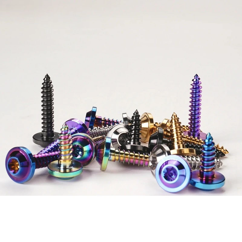 Titanium Bolt M4/M5 Self Tapping Torx Head Screws For Bike Motorcycle Car Boat Fasteners