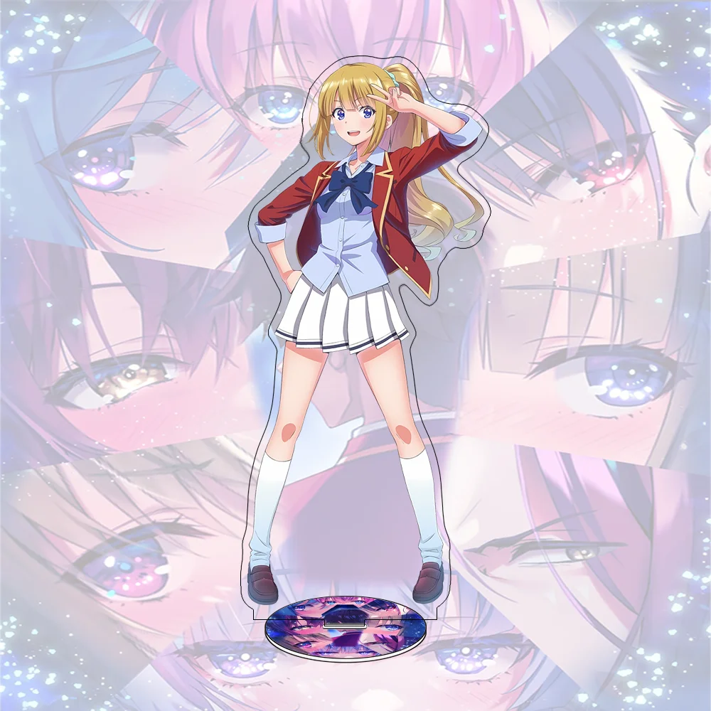Anime Classroom of the Elite 15CM Acrylic Stand Keychain Anime Figure Suzune Horikita Nanase Tsubasa Desk Decor Gift For Fans