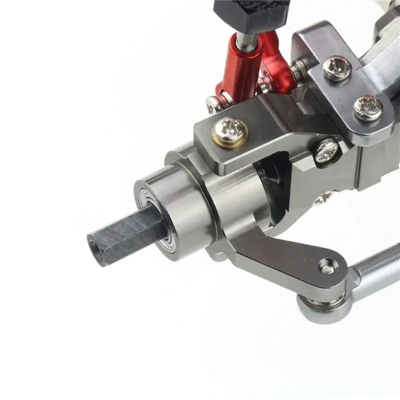20 Set Metal Steering Cup Turn Cup Kit For WPL C14 C24 C34 C44 B14 B1 B16 B24 B36 MN D90 D91 MN99S RC Car Parts,Titanium
