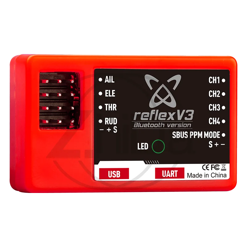 Reflex V3 Bluetooth Version Flight Controller, Fixed Wing Stabilizer Gyroscope RC Airplane Flight Stabilization System