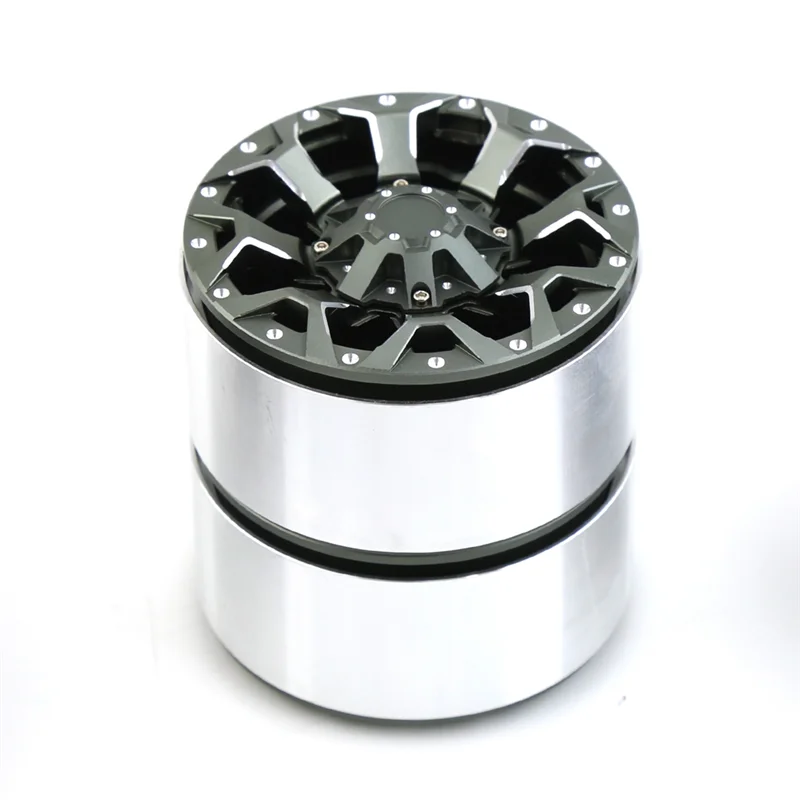

Best 4 Pcs Metal Beadlock Wheel Rim 2.6 Inch For 1/8 1/10 RC Crawler Car Axial SCX10 Wraith RR10 Capra TRAXXAS TRX4