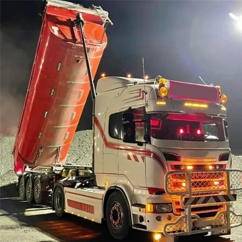 AEA6-1Pcs 24V LED Sunvisor Lamp مصباح إشارة أضواء علوية لسلسلة شاحنات سكانيا 1798980 1910437 أصفر