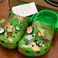 2025  Famous Brand New Green Cartoon Character Summer Cute Cartoon Children's Slippers Non-Slip Soft Bottom Sandals Gift