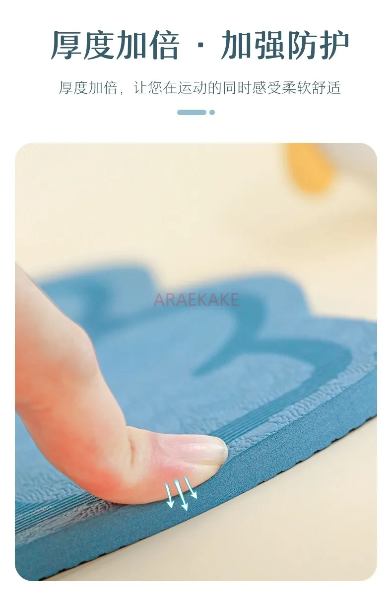 قطعتان من وسادة ركبة اليوغا الصغيرة، وسادة دعم مسطحة، وسادة كوع صغيرة الحجم، وسادة مشتركة، وسادة ركوع لعجلة البطن