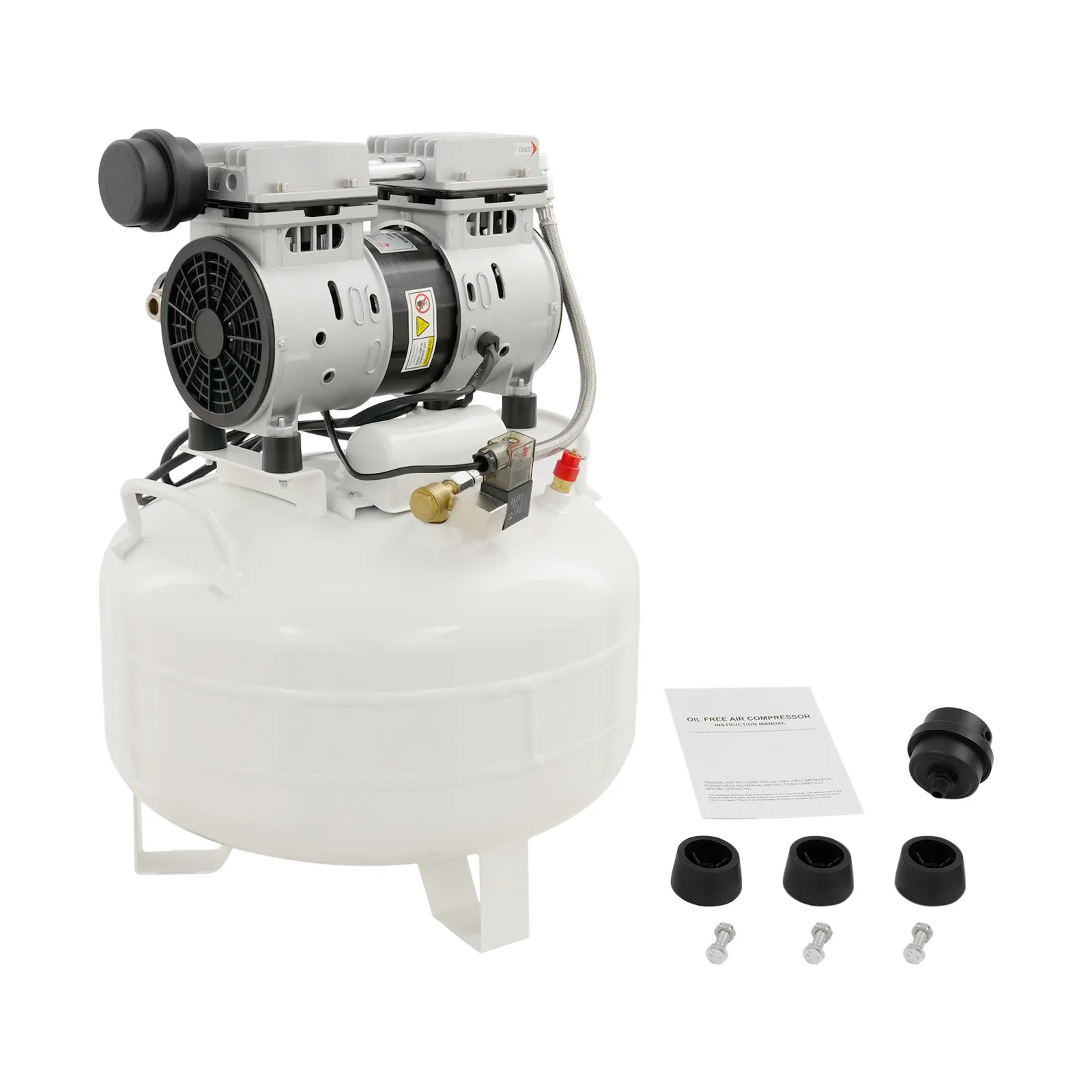 550W luchtcompressor, 110V draagbare luchtcompressor met uitlaat, verticale YM550-30L luchtcompressor