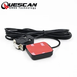 QUESCAN 5V RS232 NMEA0183 GPS Antenna Receiver DB9 female Interfacer for Industrial Controller NMEA 0183 GPS QZSS SBAS