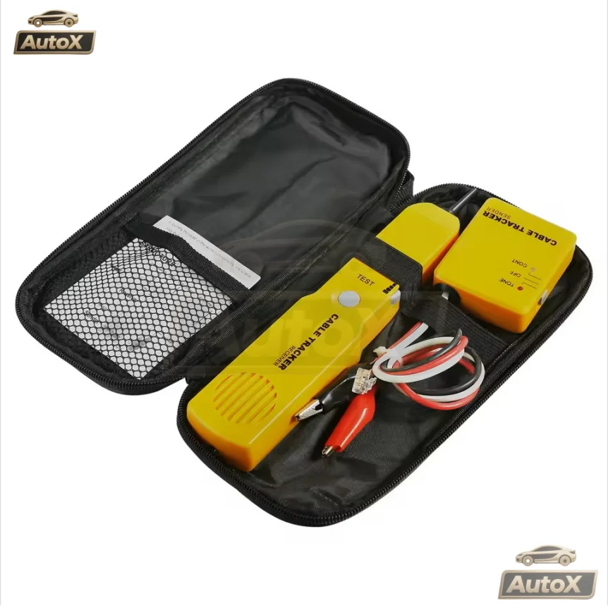 

AutoX ECar RJ11 Ремонтный инструмент-детектор Tracer для проводов или кабелей Автомобильный искатель коротких и открытых цепей Тестер