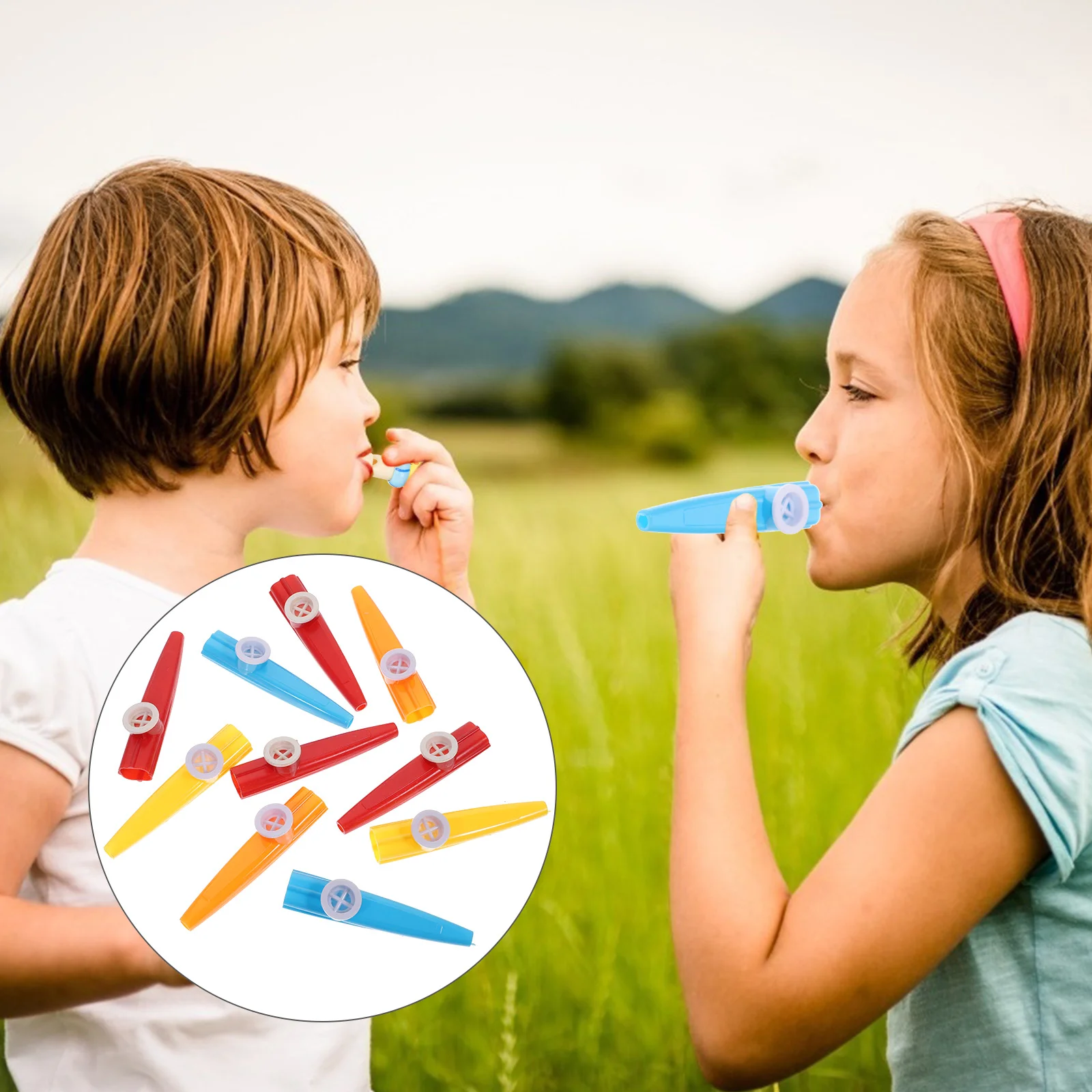 Kazoo Musikliebhaber Kinder Musikinstrument Spielzeug Kunststoffflöte Kinder pädagogisches lustiges Spielzeug Spielzeug