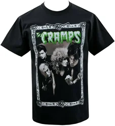 The Cramps Mens T-Shirt Stay Sick De Lux Interior Garage Psychobilly Skull S-5Xl