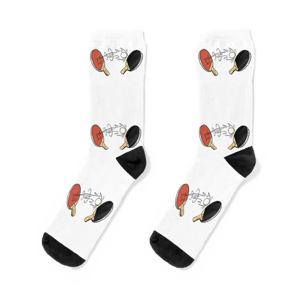 

Table tennis table tennis racket Socks hip hop floor christmas gifts funny sock Socks Men's Women's