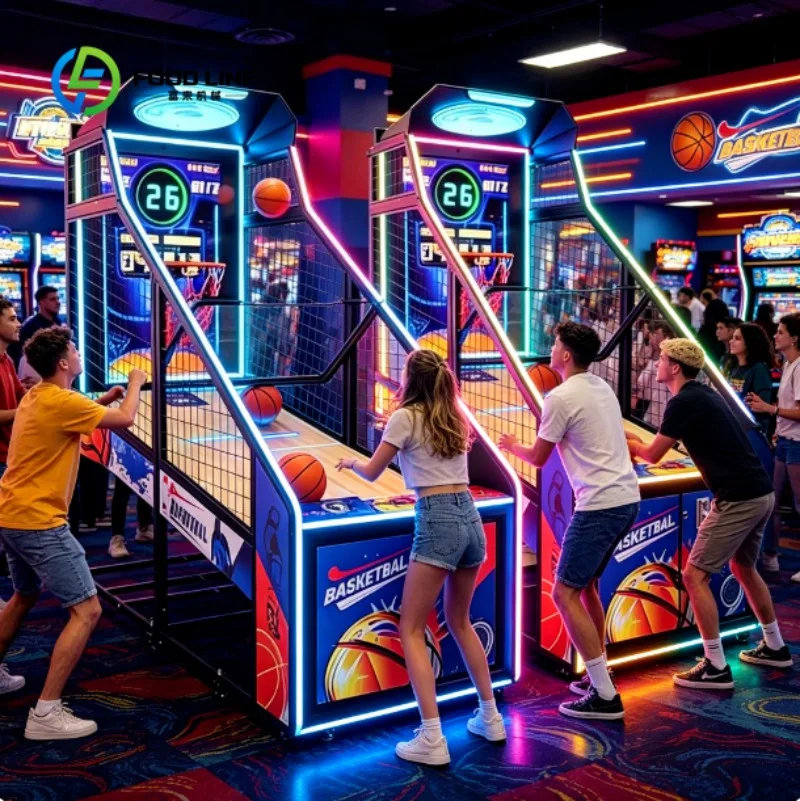 Arcade Basketball Game Machine High Traffic Attraction Sports Game for Amusement Parks and Malls