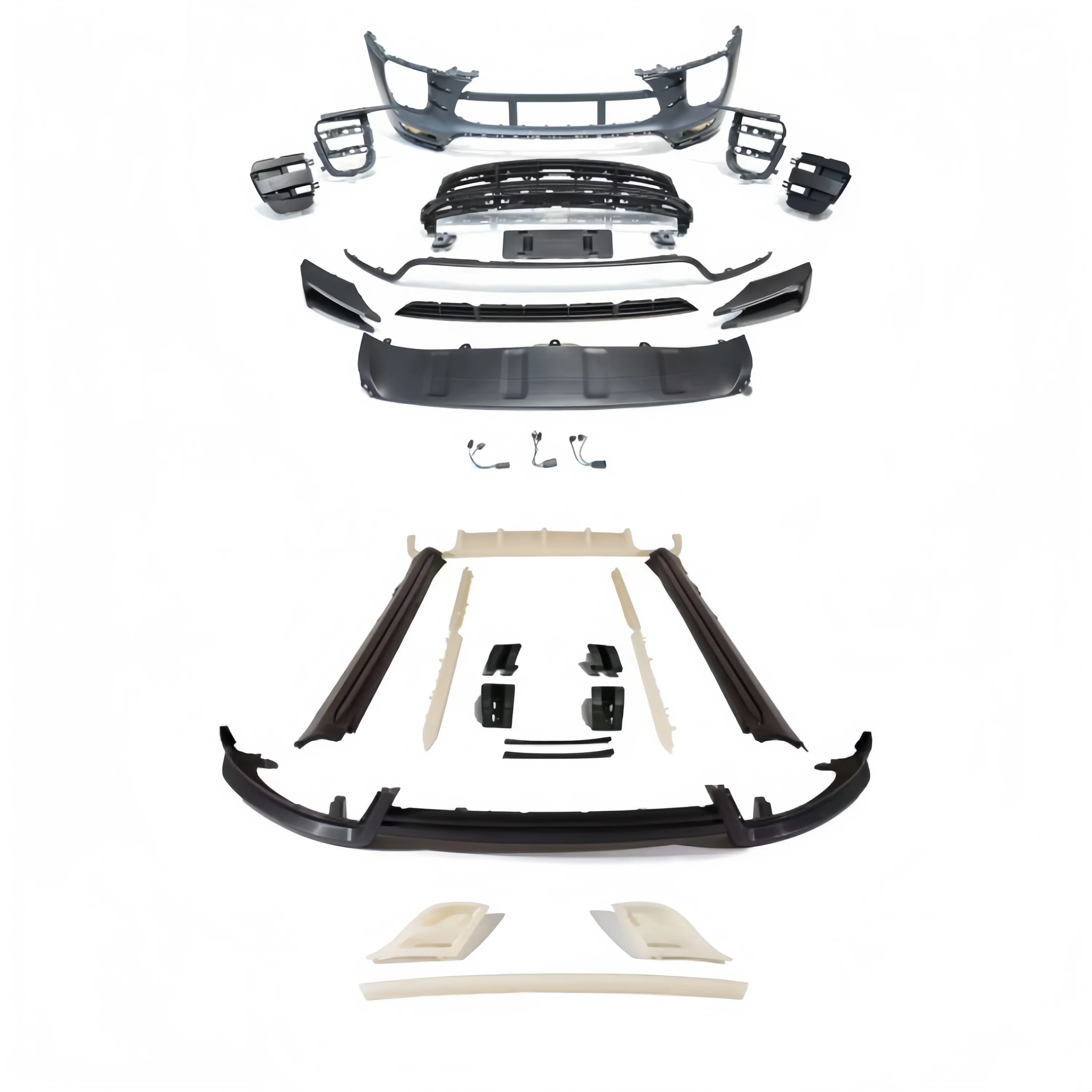 

Комплект кузова для 14-17 Macan (95B-1) Обновление Turbo переднего бампера. TKT Small Surround Передняя губа и хвостовая губа