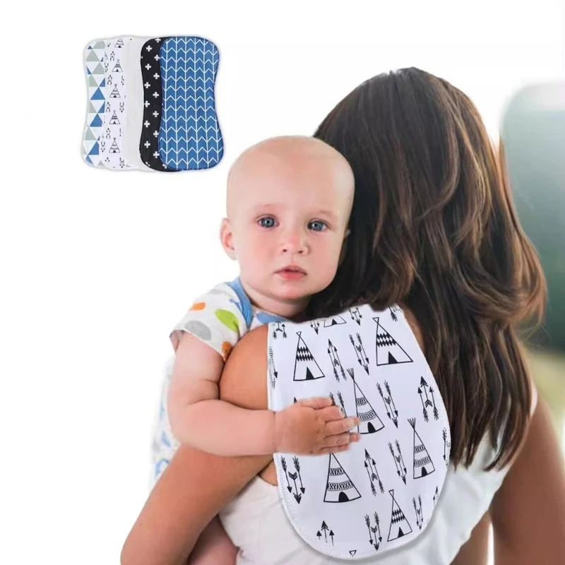 

3 Layer Cotton Shoulder Pad Breathable Infant Spit Cloth Nursing Accessory 24BE