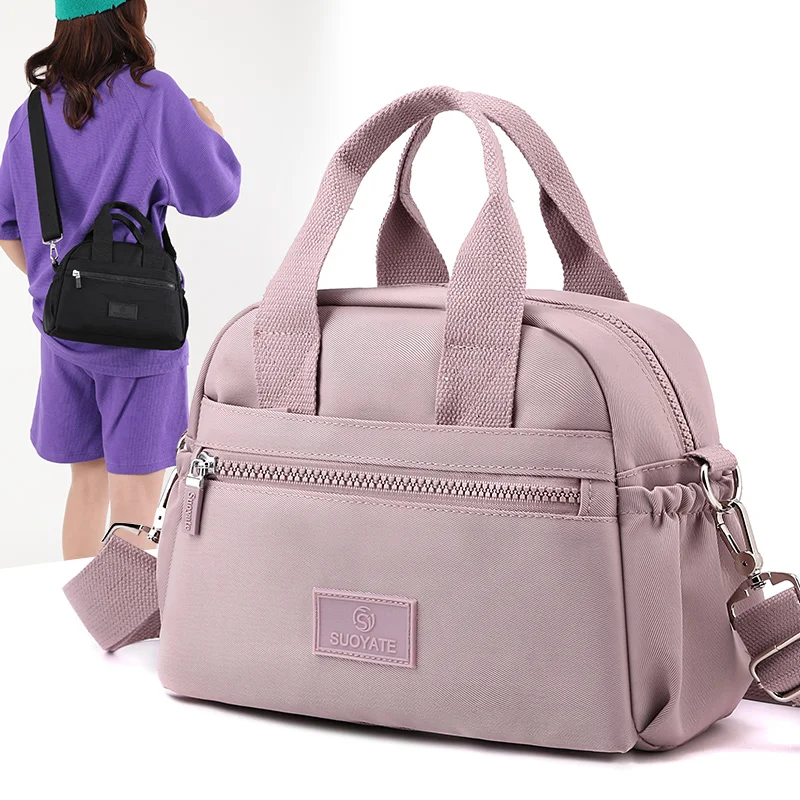 Nowe torebki damskie torebki damskie nylonowe torebki damskie Crossbody prosta bluzka-uchwyt torba w stylu Vintage kobieta Messenger torby Bolsa