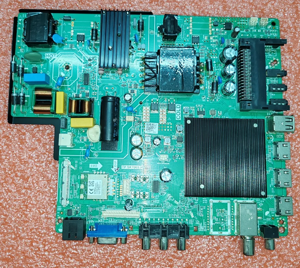 TP.SK706S.PC822 Android version 11 system 1.5G+8G memory three in one 4K TV motherboard    Multiple specifications