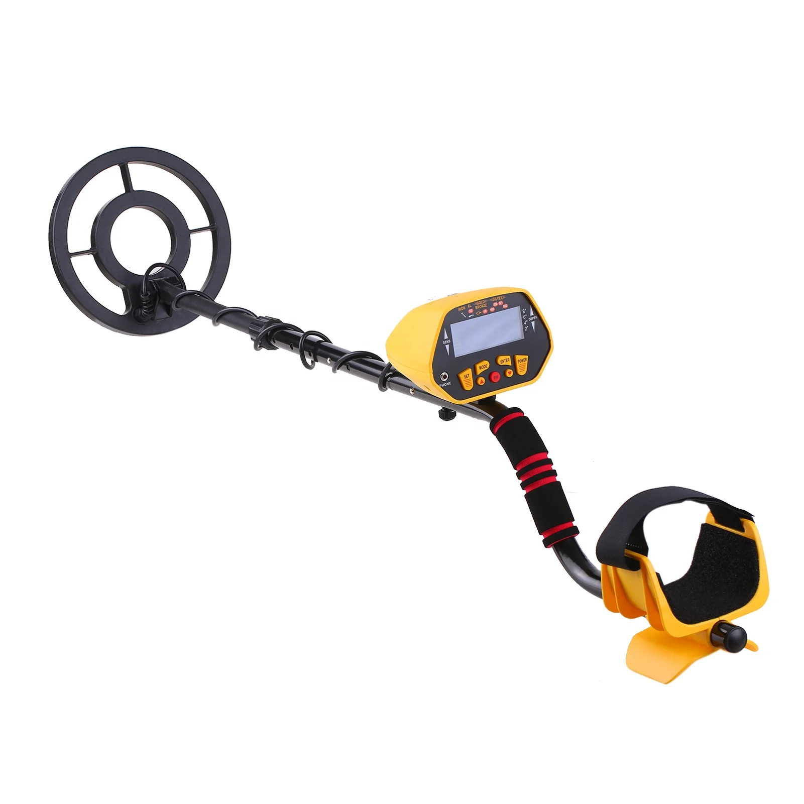 GC1028 Professional Metal Detector P/P Function Disc Mode High Sensitivity-adjustable Waterproof Metal Finder
