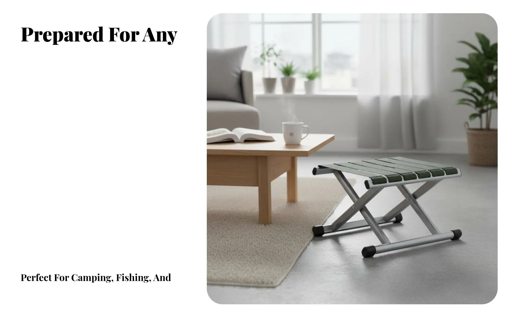 Space-Efficient Folding Stool Foldable Design Collapsible Camp Stool Low Short-Height Built-in Handle for Adults, Campers Space-Efficient Folding Stool Foldable Design Collapsible Camp Stool Low Short-Height Built-in Handle for Adults, Campers
