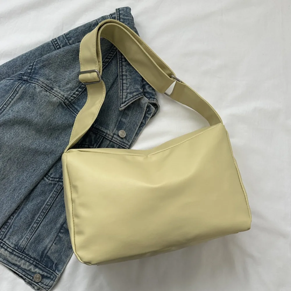 

Простая портативная сумка через плечо, женская корейская стильная повседневная сумка через плечо из искусственной кожи, большая вместительная сумка, женская большая сумка, подарок