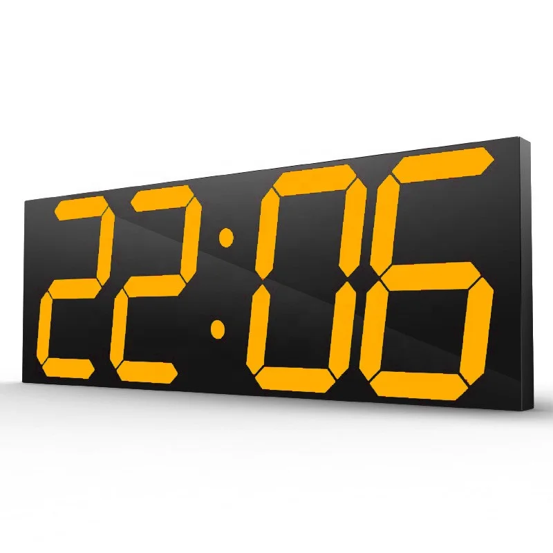 6 Inch Large Display Portable LED Digital Alarm Wall Clock Stopwatch Countdown Timer with Buzzer