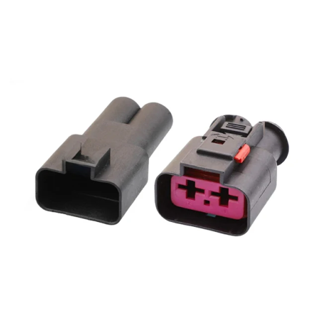 1/5/10 PCS 2 Pin/Way Female Or Male Auto Waterproof Connector High Current Wire Cable Plug 13943438 F064200 33500397 With Pin