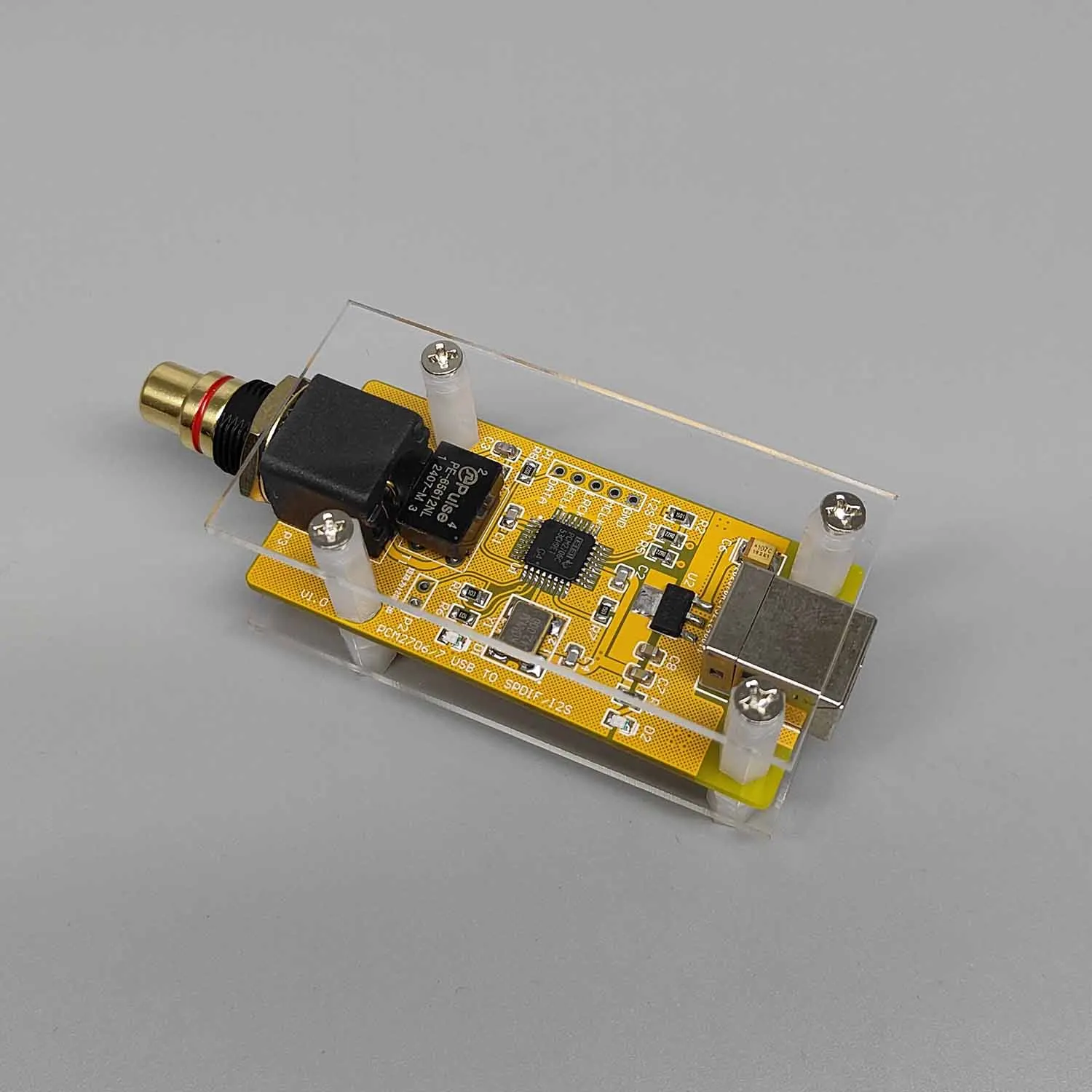 USB Sound Card USB Signal To Coaxial Digital Signal Output RCA PCM2706C FOR Audio DAC Decoder Power Amplifier
